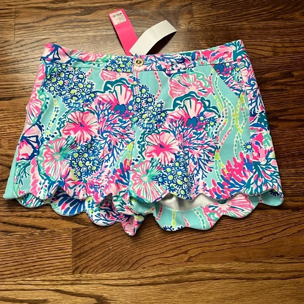 Lilly Pulitzer buttercup knit short in beach you to it size 10 NWT 10